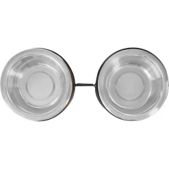 Frisco Premium Elevated Bone Design Stainless Steel Double Diner Dog & Cat Bowl -Frisco 331499 PT4. AC SS1800 V1657656892