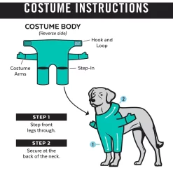 Frisco Front Walking Alien Dog & Cat Costume -Frisco 334795 PT2. AC SS1800 V1657720507