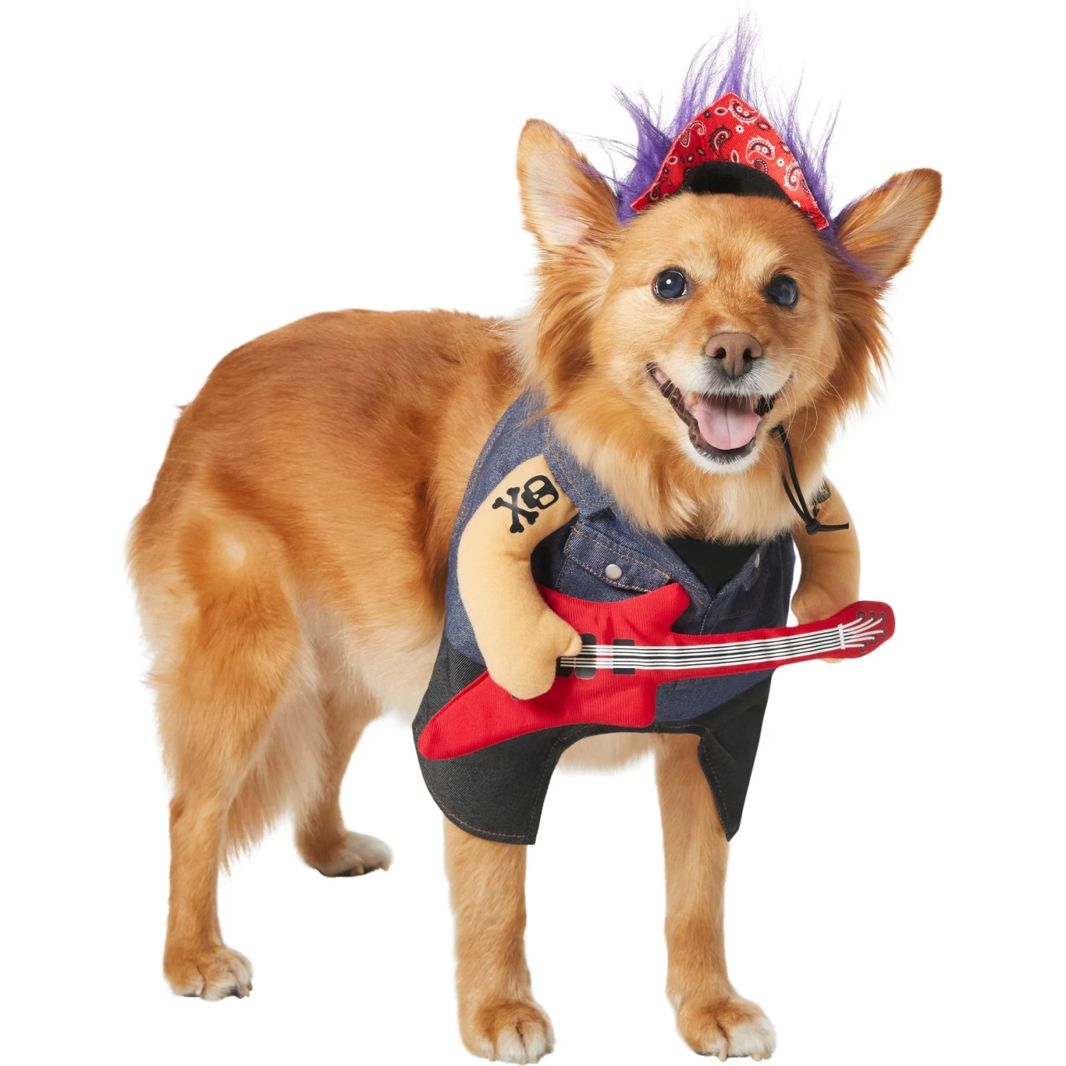 Frisco Front Walking Punk Rocker Dog & Cat Costume 4 Frisco Front Walking Punk Rocker Dog & Cat Costume - Image 4