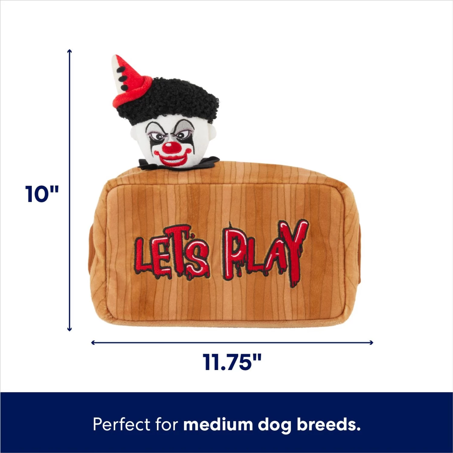 Frisco Halloween Scary Toy Box Hide & Seek Puzzle Plush Squeaky Dog Toy 2 Frisco Halloween Scary Toy Box Hide & Seek Puzzle Plush Squeaky Dog Toy - Image 2