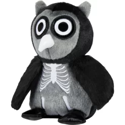 Frisco Halloween Spooky Owl Plush Squeaky Dog Toy