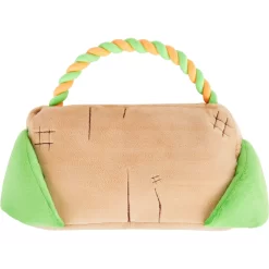 Frisco Halloween "Will Do Tricks For Treats" Sign Plush With Rope Squeaky Dog Toy -Frisco 344172 PT2. AC SS1800 V1657657049