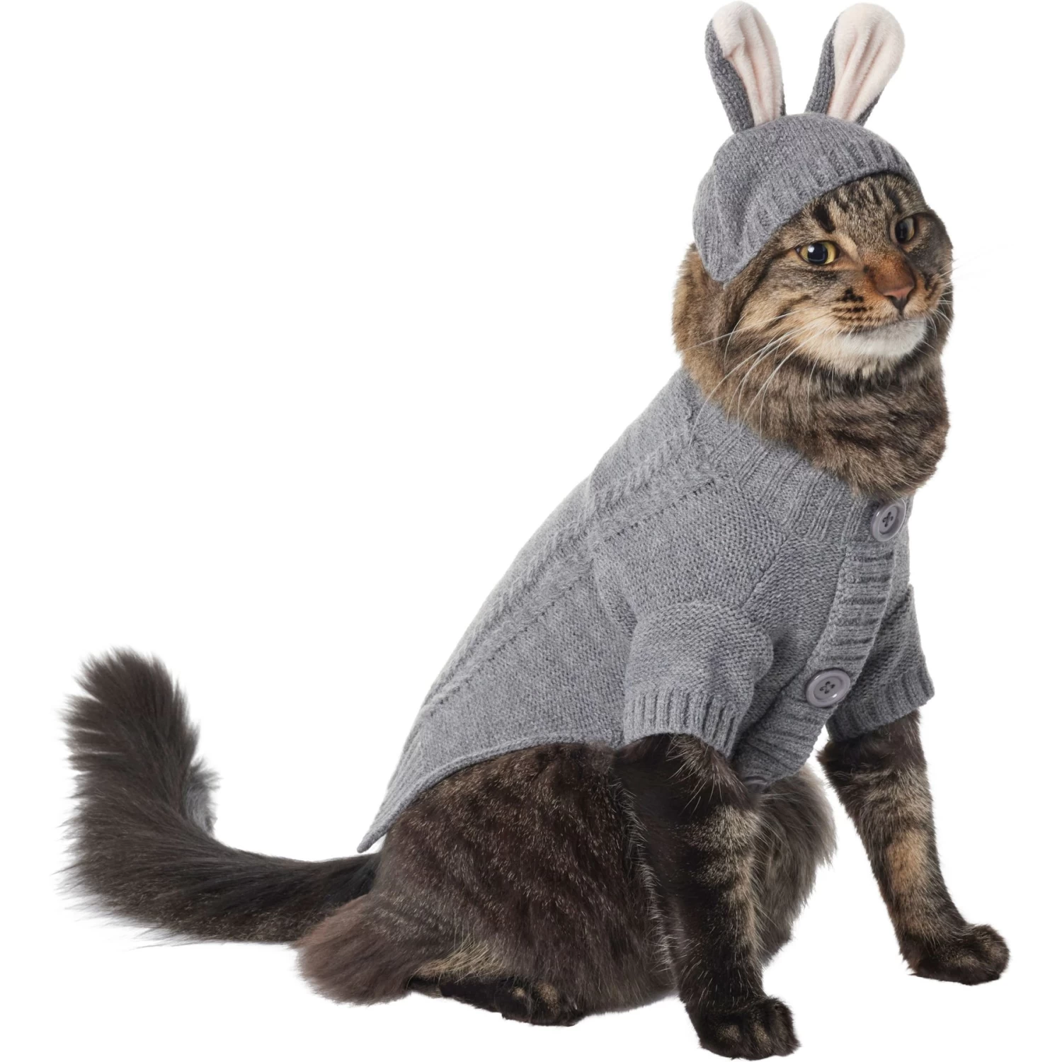 Frisco Bunny Hooded Dog & Cat Sweater 1 Frisco Bunny Hooded Dog & Cat Sweater