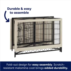 Frisco Easy Set-Up Wood Furniture Style Dog Crates -Frisco 363840 PT3. AC SS1800 V1685459481