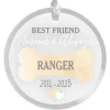 Frisco "Best Friend" Round Shaped Personalized Ornament
