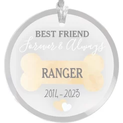 Frisco "Best Friend" Round Shaped Personalized Ornament