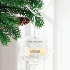 Frisco "Best Friend" Round Shaped Personalized Ornament 9 Frisco "Best Friend" Round Shaped Personalized Ornament -Frisco 582606 PT2. AC SS1800 V1697131878