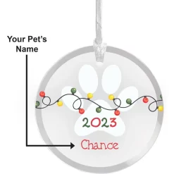 Frisco "Holiday Lights" Round Shaped Personalized Ornament -Frisco 582638 PT4. AC SS1800 V1697131932