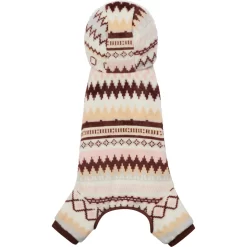 Frisco Fairisle Cozy Plush Fleece Dog & Cat PJs, Cream 11 Frisco Fairisle Cozy Plush Fleece Dog & Cat PJs, Cream -Frisco 719006 PT4. AC SS1800 V1692720278