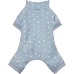 Frisco Cozy Waffle Knit Dog & Cat PJs, Starry Night -Frisco 743134 PT4. AC SS1800 V1692376095