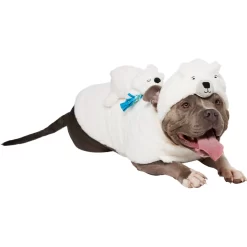 Frisco Polar Bear Ride-On Dog Costume
