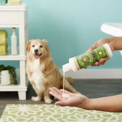 Buddy Wash Relaxing Green Tea & Bergamot Dog Shampoo & Conditioner & Frisco Rubber Duckie Dog & Cat Curry Brush -Frisco 826422 PT4. AC SS1800 V1682018059