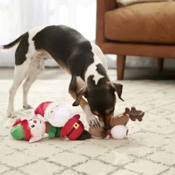 Frisco Holiday Santa's Helpers Plush Squeaky Dog Toy, 3 Count & Frisco Holiday Tree Thin Plush Squeaky Dog Toy 12 Frisco Holiday Santa's Helpers Plush Squeaky Dog Toy, 3 Count & Frisco Holiday Tree Thin Plush Squeaky Dog Toy -Frisco 986222 PT4. AC SS1800 V1698258463