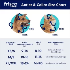 Frisco Jingle Bells Dog & Cat Holiday Collar With Bells, 1 Count & Frisco Holiday Antler Headband & Bell Collar Dog & Cat Costume -Frisco 986294 PT8. AC SS1800 V1698258174